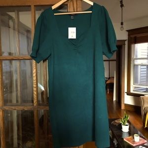 f21+ knit sweetheart dress